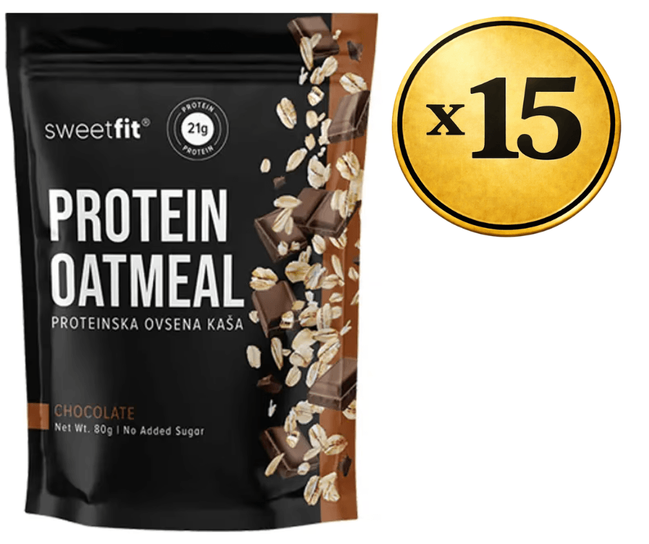 SweetFit Proteinska kaša, Čokolada, 15 komada