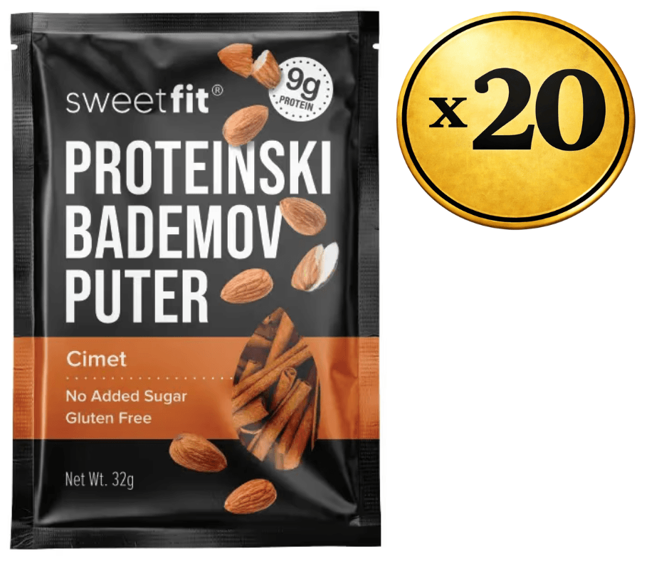 SweetFit Proteinski puter namaz, Cimet, 20 komada