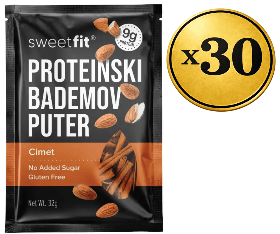 SweetFit Proteinski puter namaz, Cimet, 30 komada