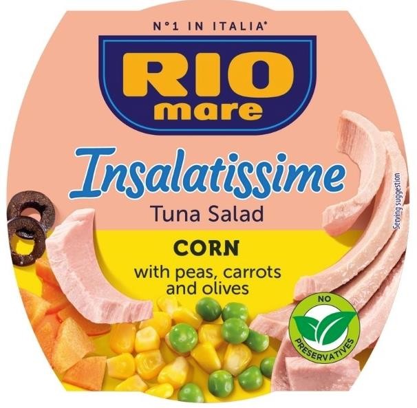 Rio Mare Insalatissime tuna salata sa kukuruzom, 160g