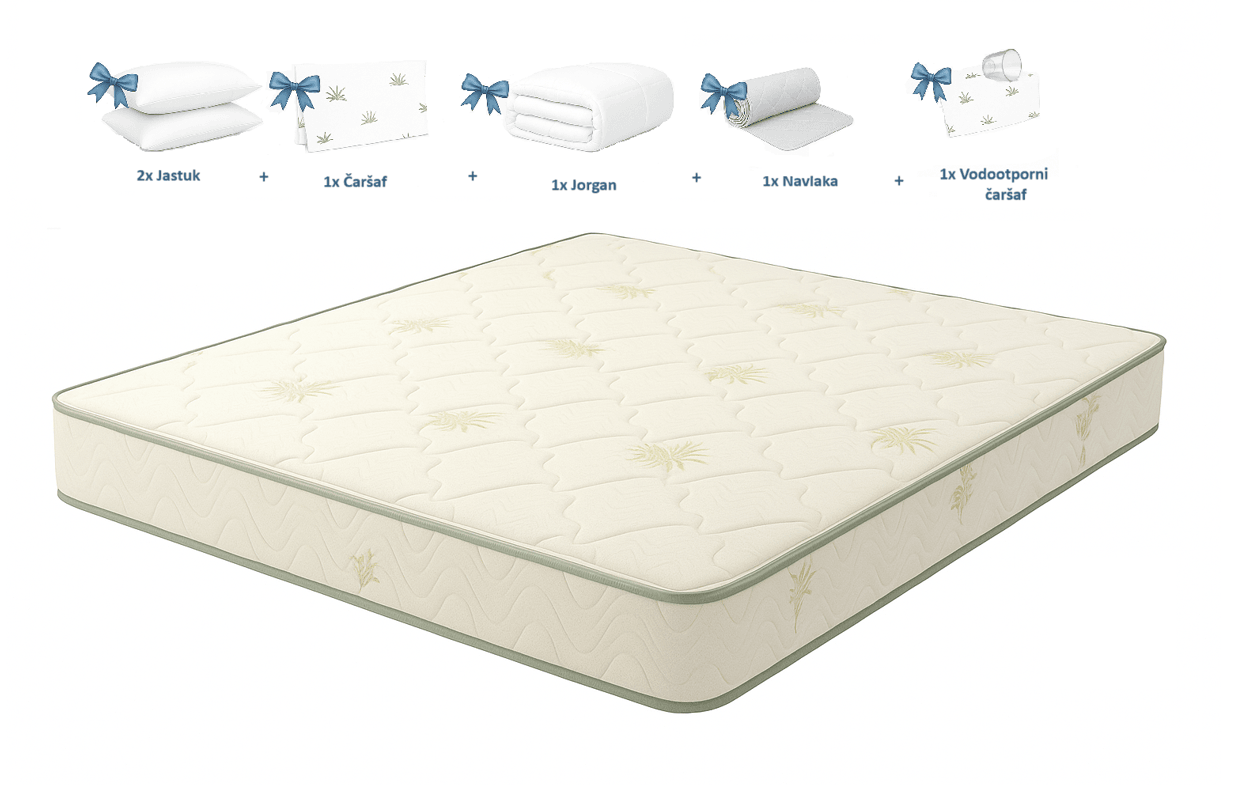 Dušek Queen Comfort 160x200 cm + Poklon set