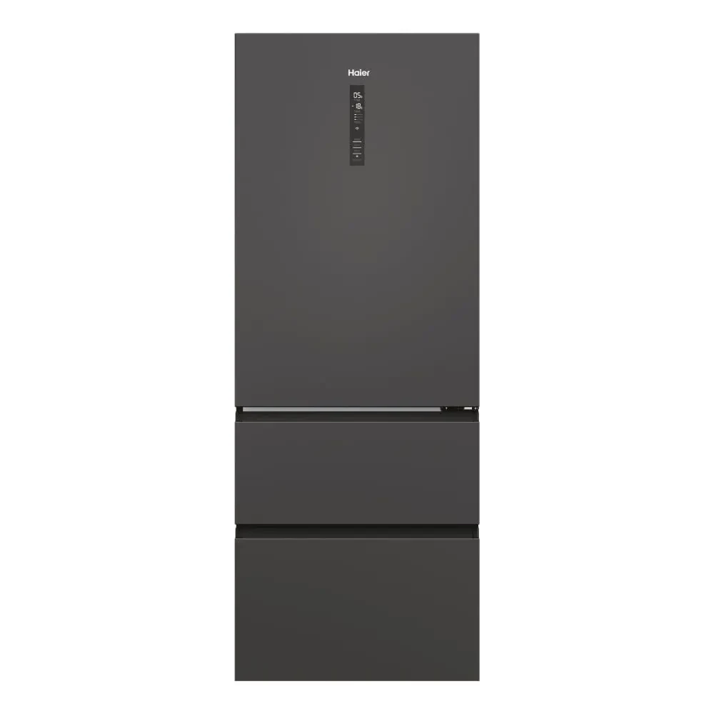 Haier Kombinovani frižider HTR5719ENPT, No Frost, Mat Crni