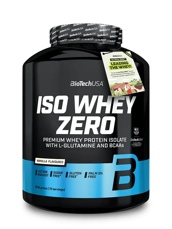 BioTechUSA Protein Iso Whey Zero, vanila, 1816 g
