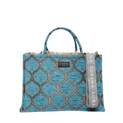 SORENA HANDMADE Tote Likno Ženska torba, Plava