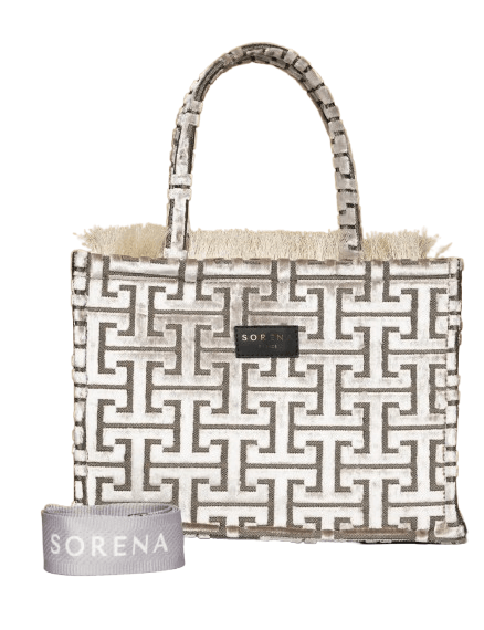 Sorena Handmade Ženska srednja tote torba Daphne, Bež