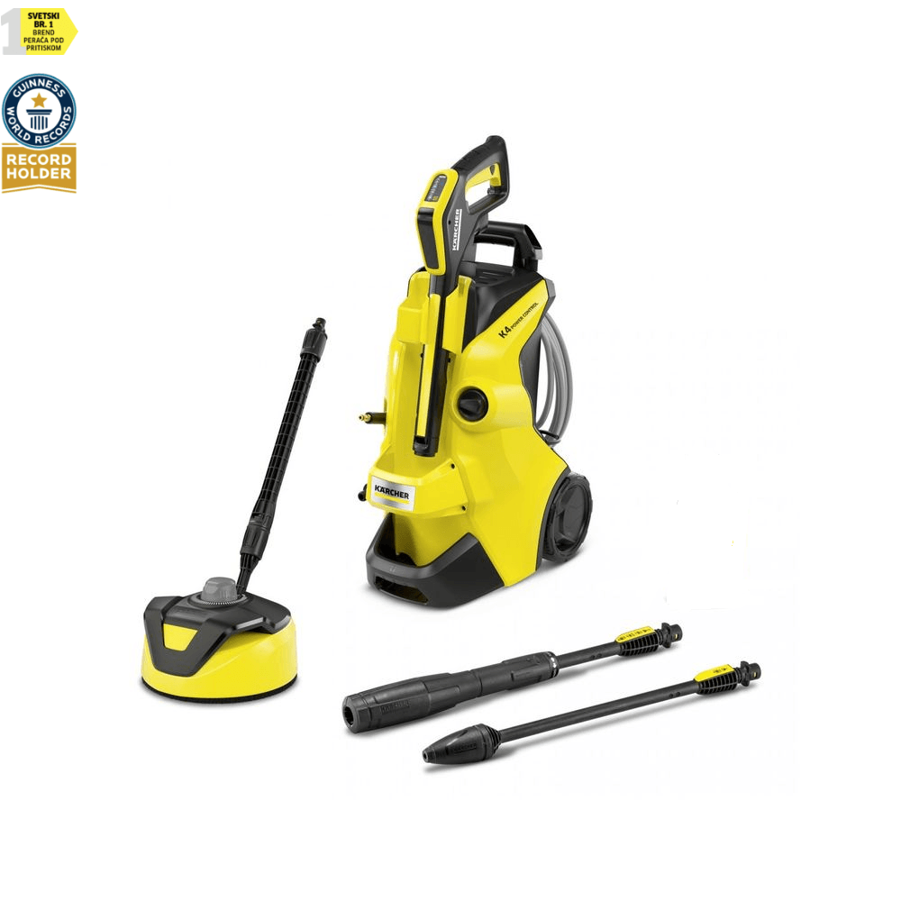 Karcher Perač pod pritiskom  K4 Power Control Flex + Čistač dvorišta T-Racer T5, 130 bara