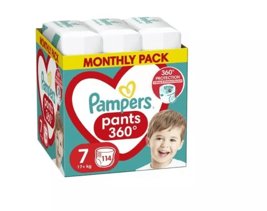 Pampers Pelene Pants 7, Monthly, MSB, 114/1