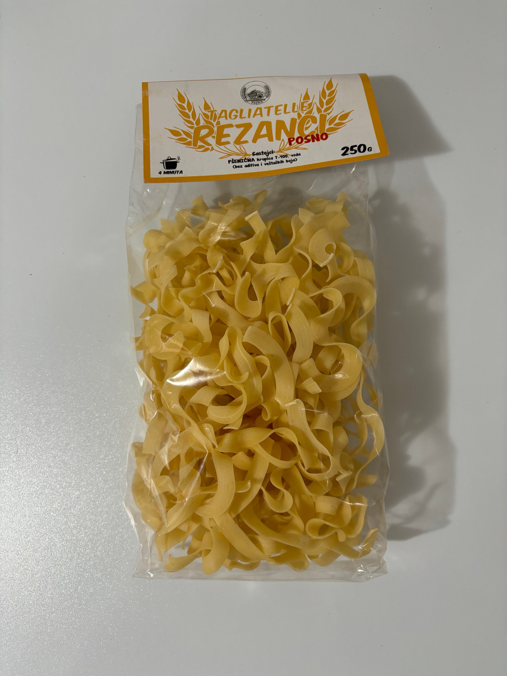 Kora Tajna Taljatele rezanci posni 250g