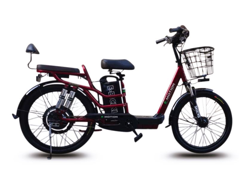 E MOTION Električni bicikl Skočko 24", Bordo