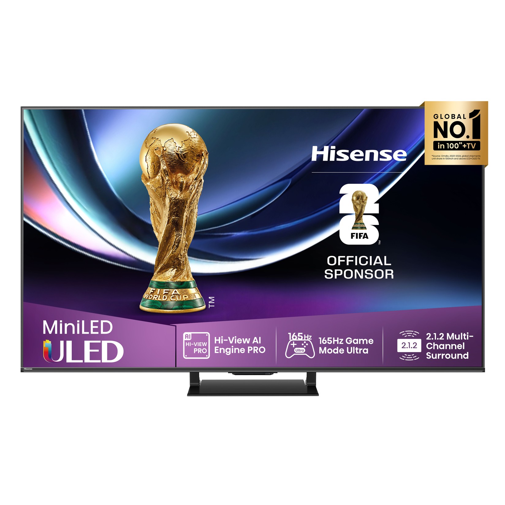 Hisense Televizor 75U7Q PRO, 75", ULED, 4K, UHD, Smart TV