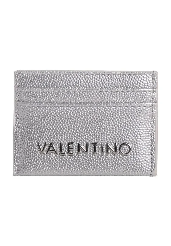MARIO VALENTINO Ženski novčanik za kartice DIVINA, Srebrni