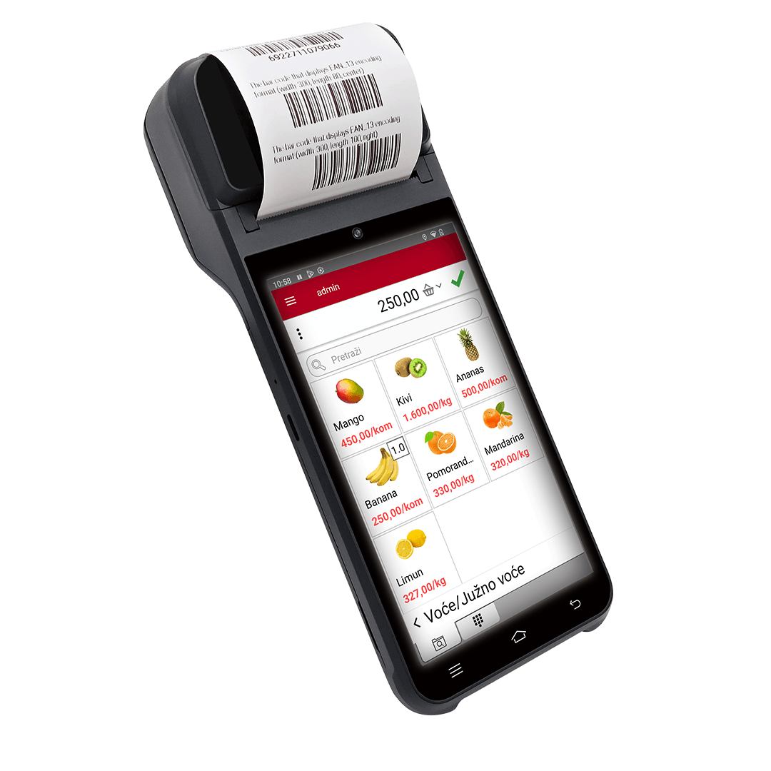 Shenzhen ZCS Technology Co Ltd Kasa Z92 Smart android POS