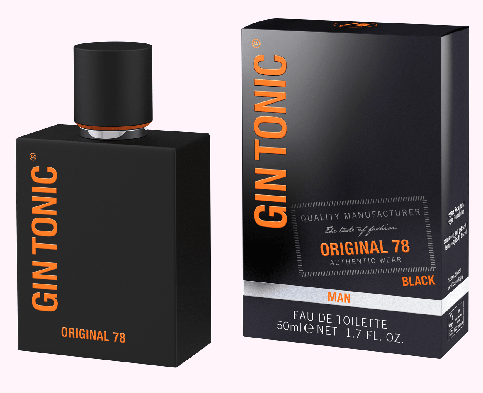 Gin Tonic Muška toaletna voda Black Original 78, EdT, 50 ml