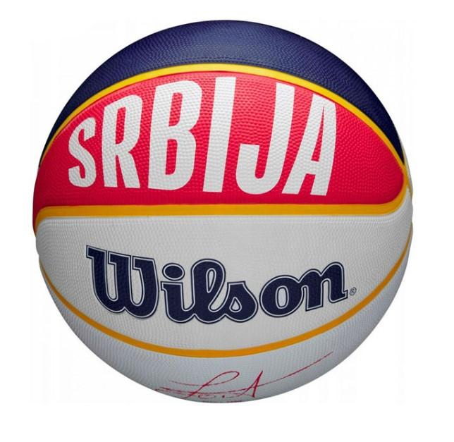 Selected image for WILSON Lopta za košarku NBA Player Local BSKT Jokić bela