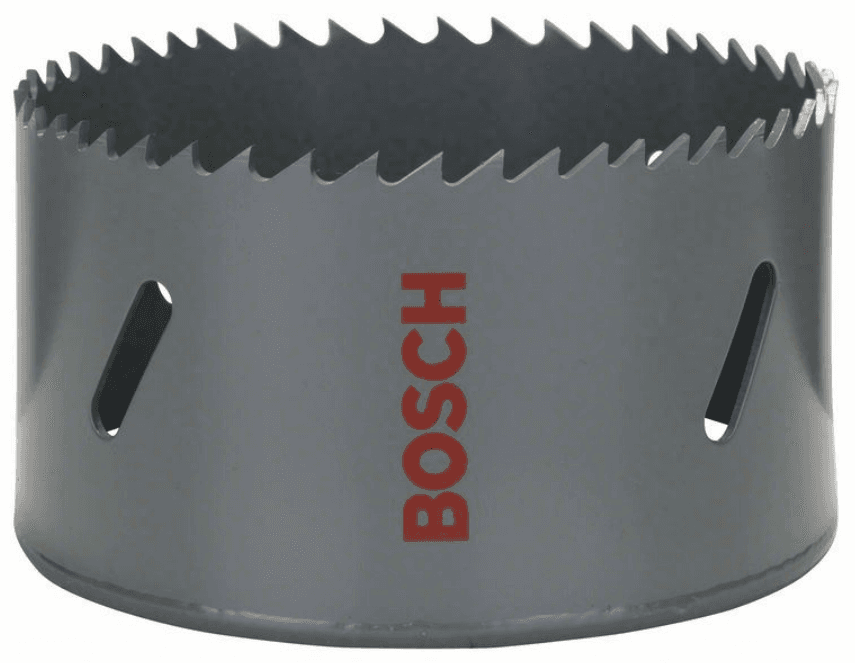 BOSCH Testera za otvore HSS-bimetal za standardne adaptere 2608584128 89 mm 3 1/2" siva