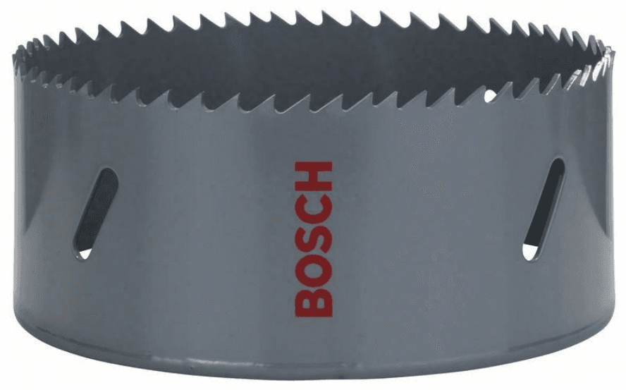 Selected image for BOSCH Testera za otvore HSS-bimetal za standardne adaptere 2608584133 114 mm 4 1/2" siva