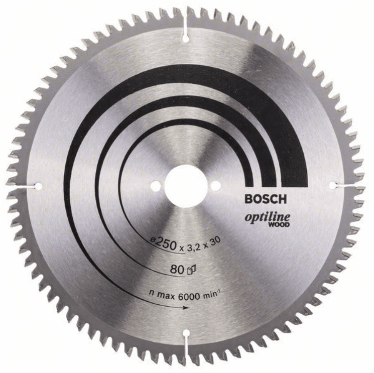 Selected image for BOSCH List kružne testere Optiline Wood 250 x 30 x 3.2 mm/80