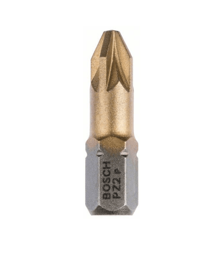 BOSCH Bit odvrtača Max Grip Bosch 2607001593 PZ 2 25 mm zlatni