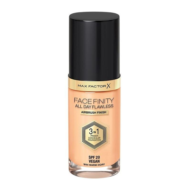 Selected image for MAX FACTOR Tečni puder Facefinity 3in1 Vegan 44 Warm Ivory 30 ml