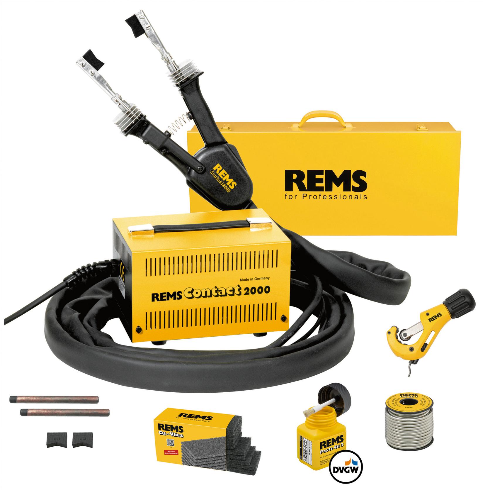 REMS Električni uređaj za lemljenje bakarnih cevi 164050 Contact 2000 žuti
