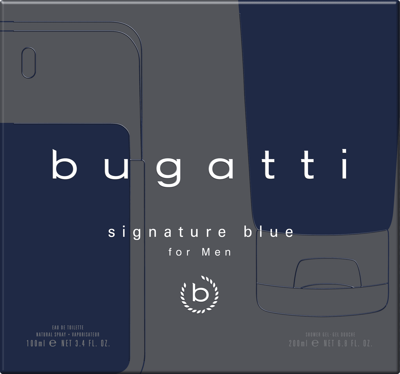 Selected image for BUGATTI Poklon set za muškarce Signature blue EDT 100ml + gel za tuširanje 200ml