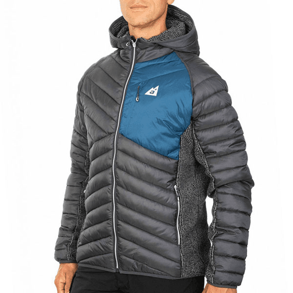 ALPENPLUS Muška jakna za planinarenje Trapunta giacca siva