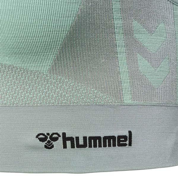 Selected image for HUMMEL Ženski top HMLCLEA SEAMLESS SPORTS zeleni