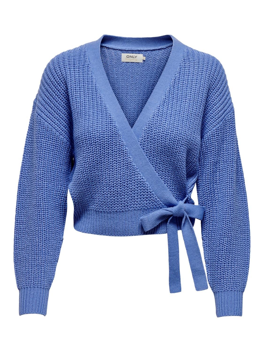 ONLY Ženski džemper KNT NOOS plavi