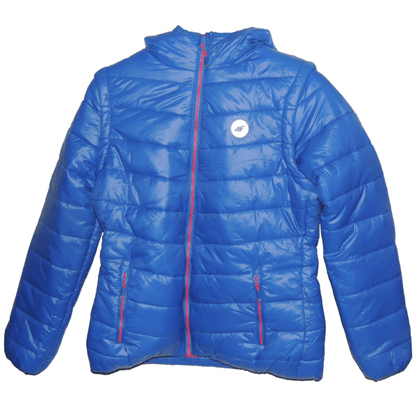 4F Dečija zimska jakna plava