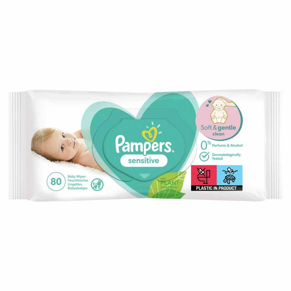 Selected image for PAMPERS Baby Vlažne maramice Sensitive 80/1