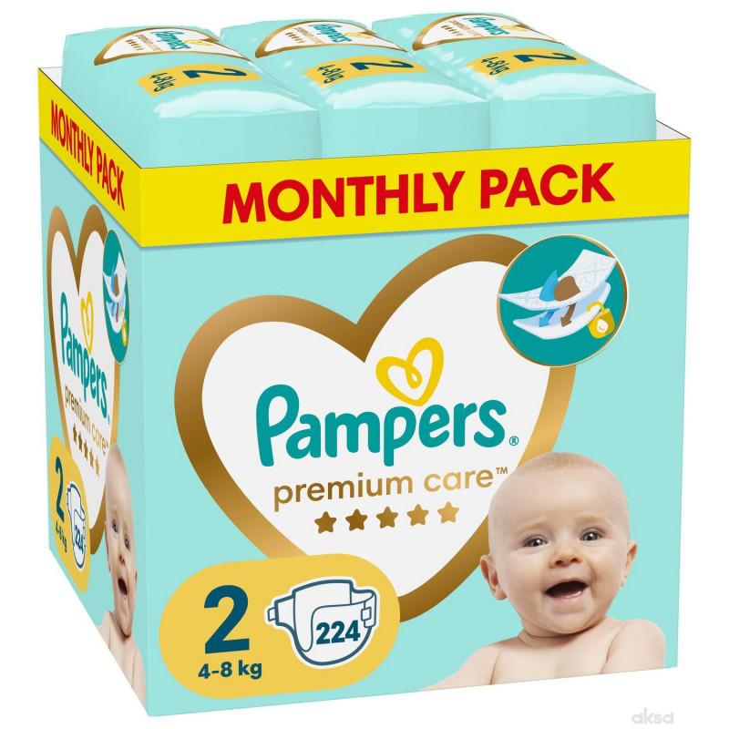 PAMPERS Pelene Monthly pack Premium S2 MSB (224)