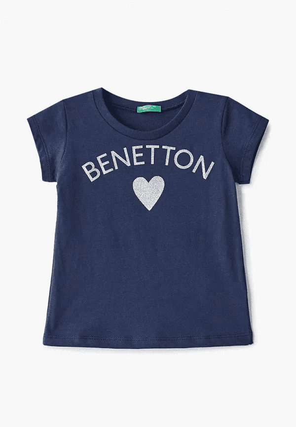 UNITED COLORS OF BENETON Majica za devojčice teget