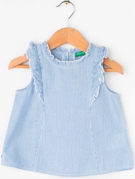 Selected image for UNITED COLORS OF BENETON Majica za devojčice plavo-bela