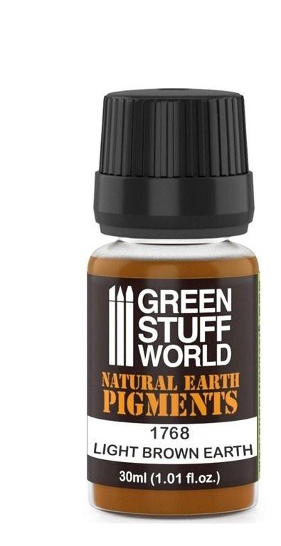 GREEN STUFF WORLD Akrilne boje Paint Pot LIGHT BROWN EARTH pigments 30ml