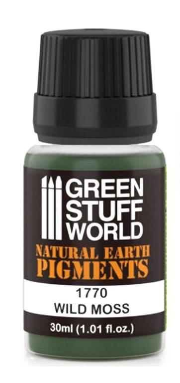 GREEN STUFF WORLD Prirodni zemljani pigmenti u prahu za modelare Paint Pot Divlja mahovina 30ml