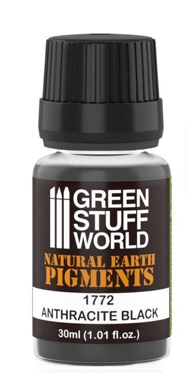 GREEN STUFF WORLD Prirodni zemljani pigmenti u prahu za modelare Paint Pot 30ml crni