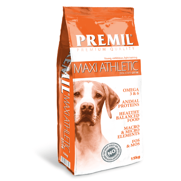 PREMIL Suva hrana za pse Maxi Athletic 27/16 15 kg