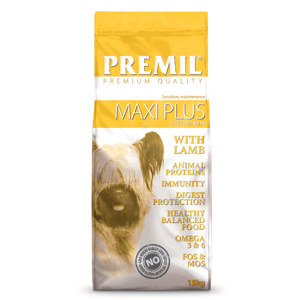 Selected image for PREMIL Suva hrana za pse Maxi Plus 23/12 15kg