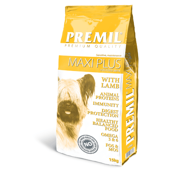 Selected image for PREMIL Suva hrana za pse Maxi Plus 23/12 15kg