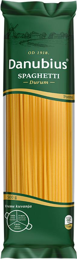 Selected image for DANUBIUS Testenina Spaghetti 500g