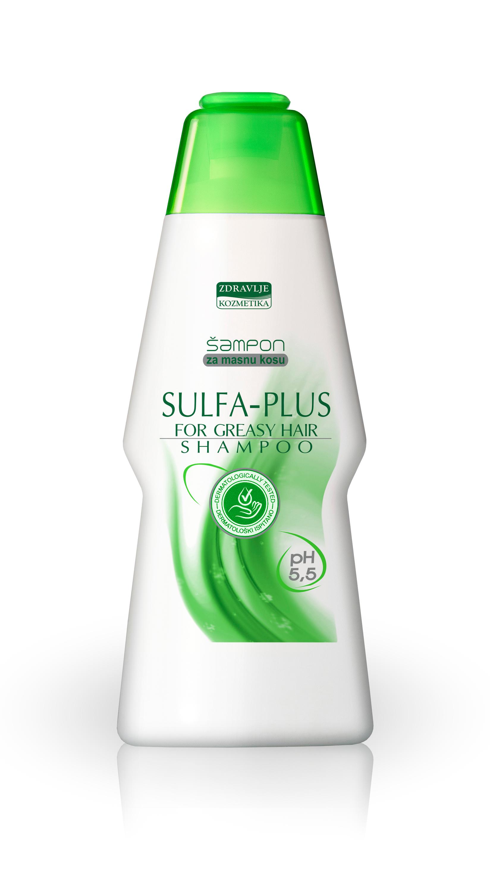ZDRAVLJE KOZMETIKA Sulfa-Plus Šampon za masnu kosu, 200 ml