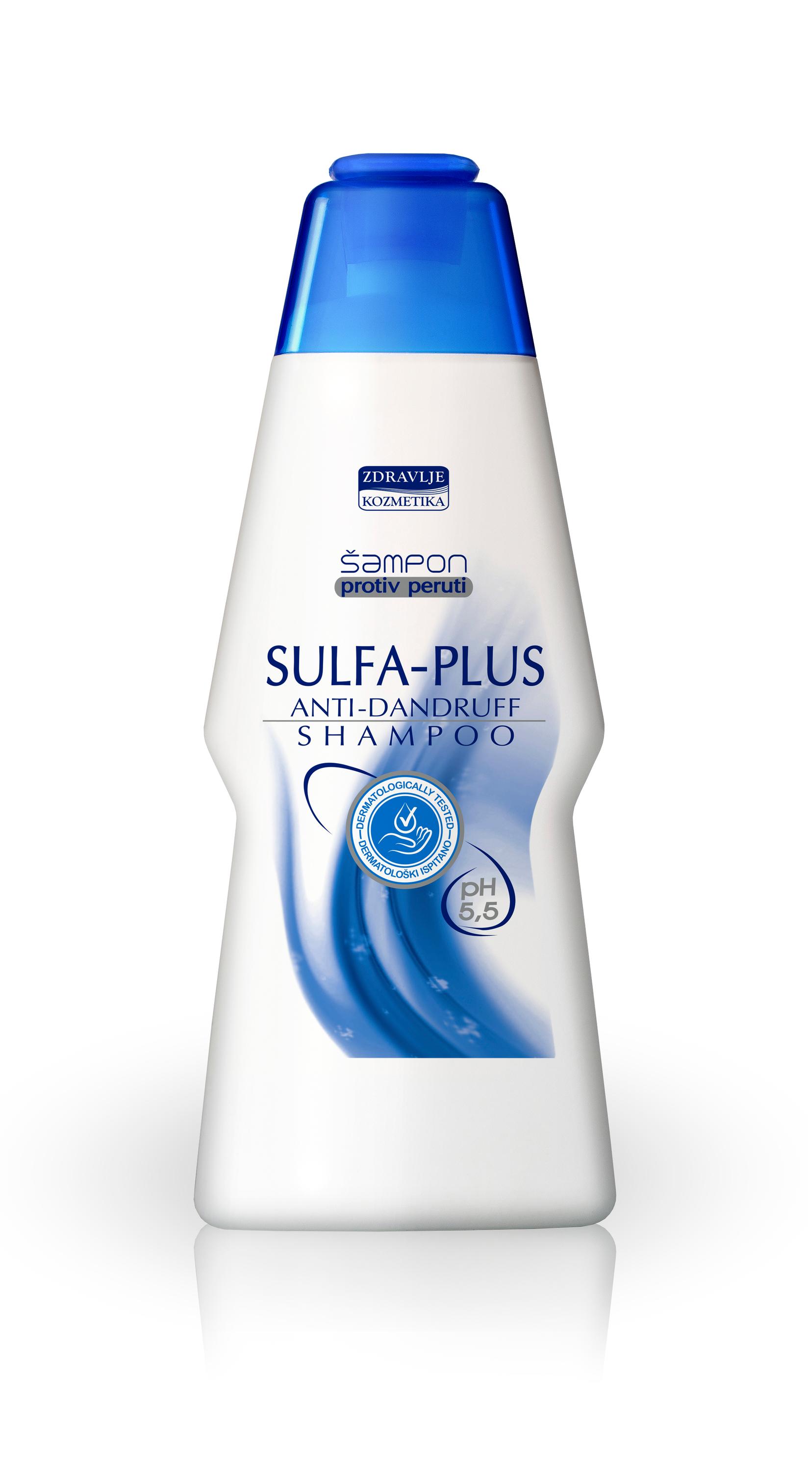 ZDRAVLJE KOZMETIKA Sulfa-Plus Šampon protiv peruti, 200 ml