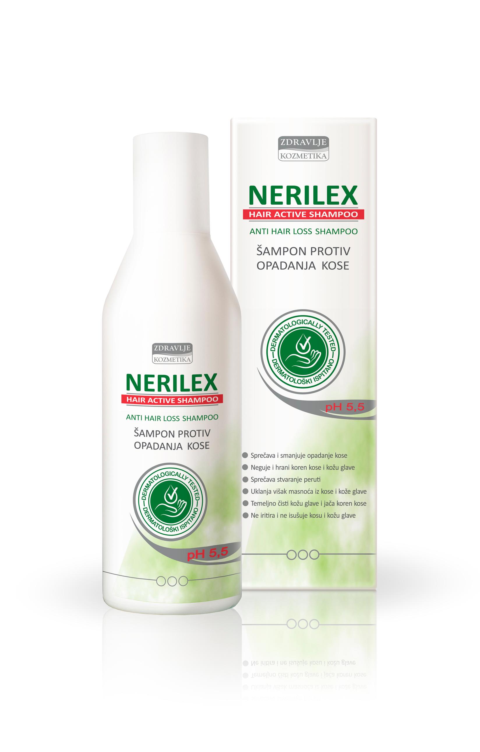 ZDRAVLJE KOZMETIKA Nerilex Šampon protiv opadanja kose, 200 ml