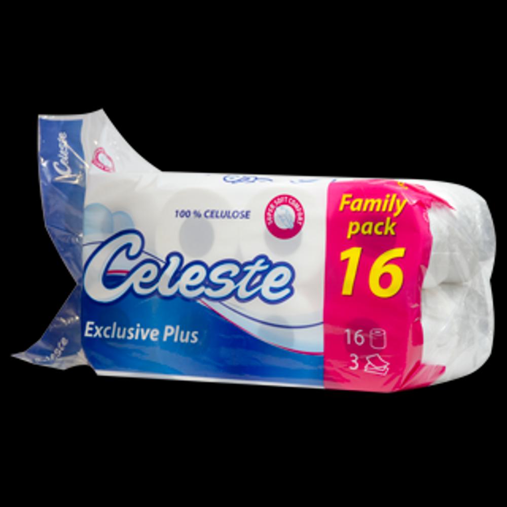 CELESTE Toalet papir Exclusive Plus 16/1