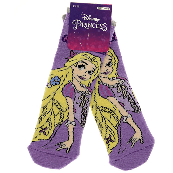 Čarape za devojčice Rapunzel ljubičaste