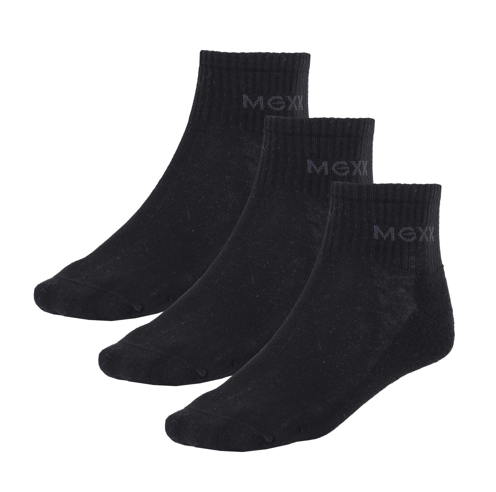 Selected image for MEXX Sportske čarape Quarter, Pakovanje od 3 para, Crne