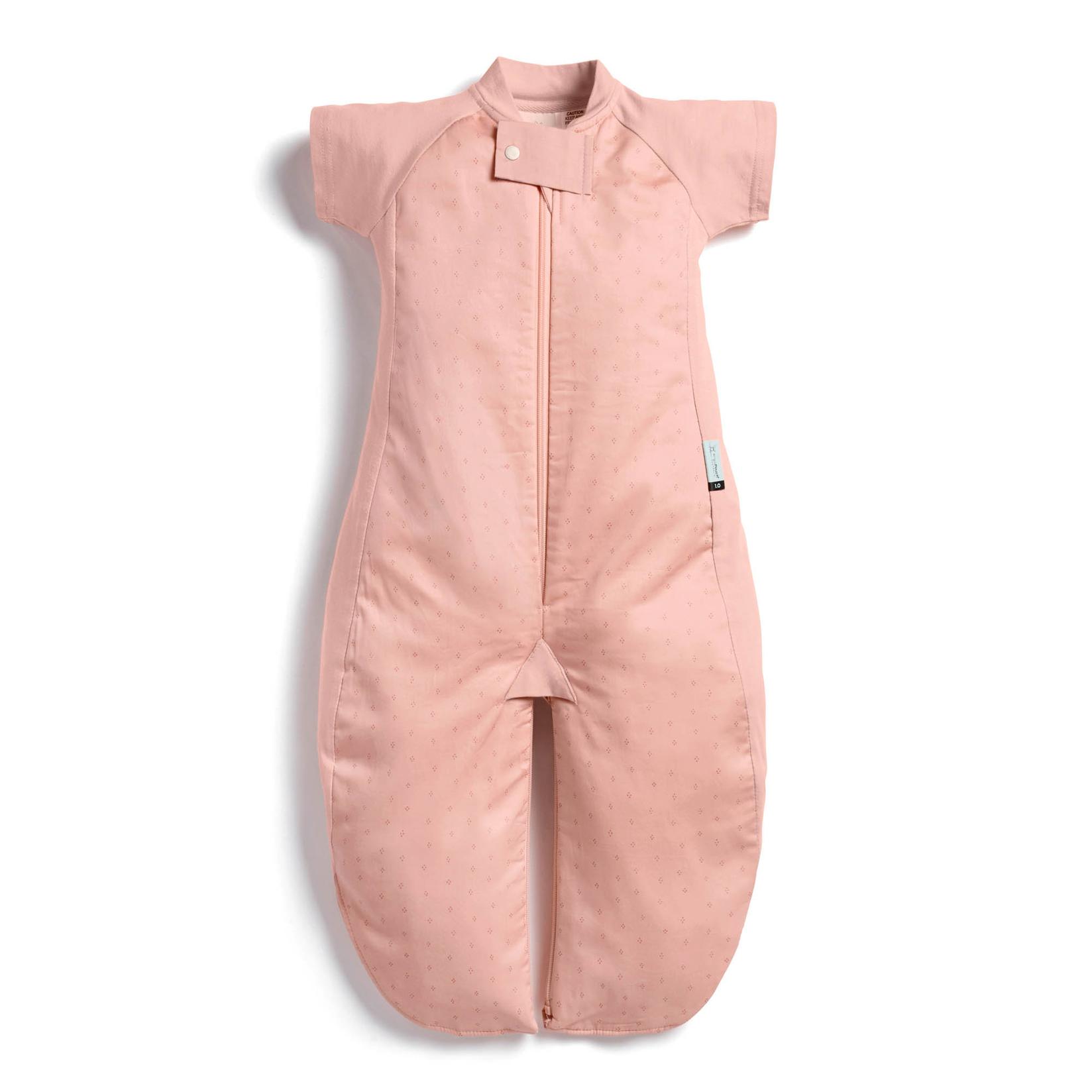 ERGO POUCH  Vreća za spavanje sa mogućnošću odvajanja nogavica 8-24 mSleep Suit Bag TOG 1.0 roze