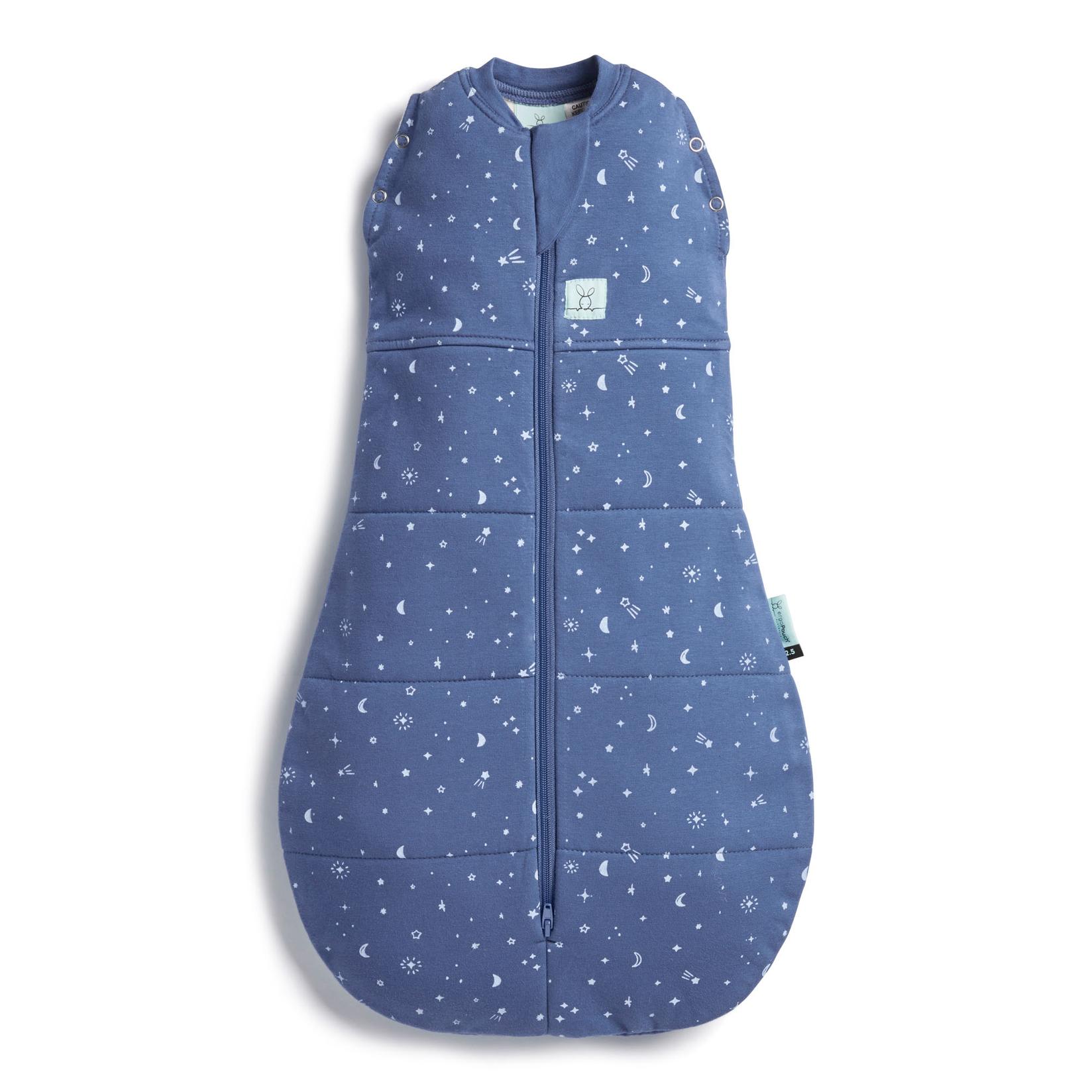 ERGO POUCH Vreća za spavanje za novorođenčad Cocoon Swaddle Bag TOG 2.5 plava
