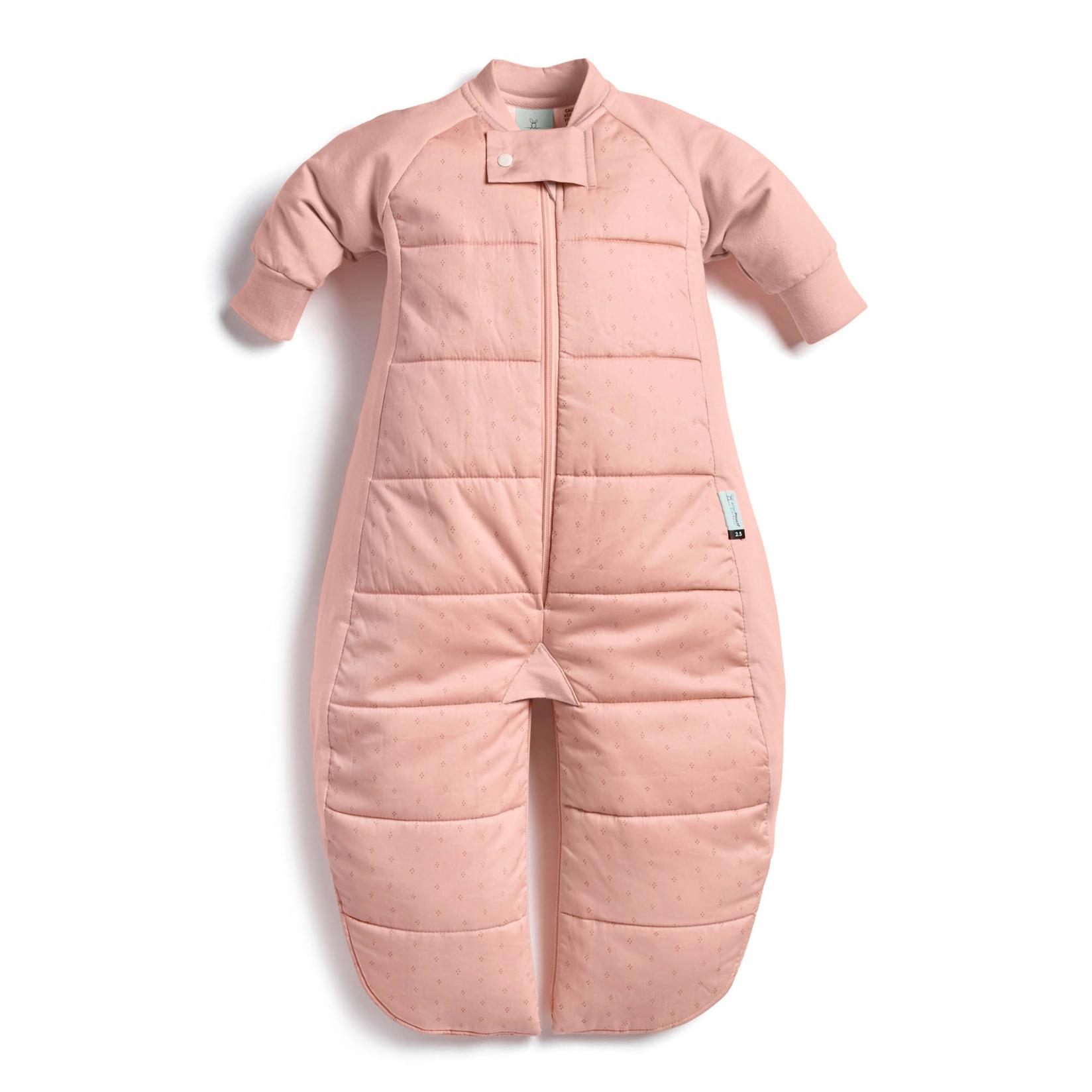 ERGO POUCH Vreća za spavanje sa mogućnošću odvajanja nogavica 2-4 g Sleep Suit Bag TOG 2.5 roze