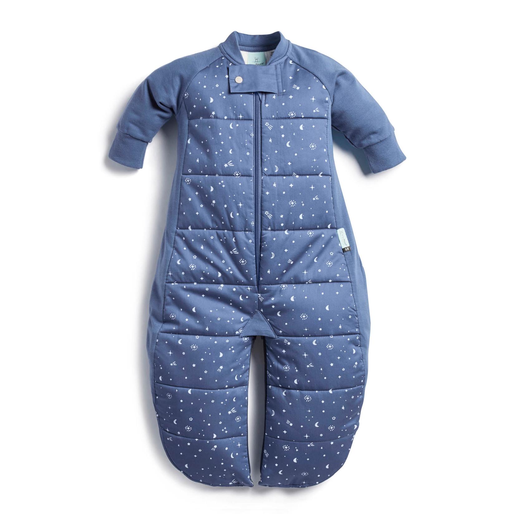 ERGO POUCH Vreća za spavanje sa mogućnošću odvajanja nogavica 2-4 g Sleep Suit Bag TOG 2.5 plava